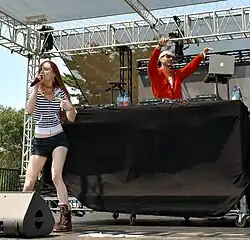 Snow Strippers performing at Extravaganza in 2025