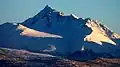 O'Malley Peak seen from Anchorage airport