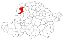 Location in Arad County