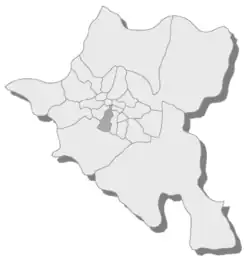 Location of Triaditsa within Sofia
