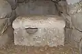 House-shaped sarcophagus in the antechamber