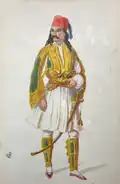 Charles-Frédéric Chassériau, "Soldat grec" (1825)