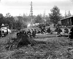 Soldiers at Fort Lawton