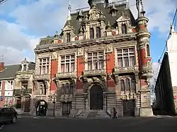 The town hall in Solesmes