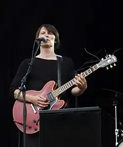 Hellman performing at Solid Sound Festival in Uddevalla, Sweden in 2014
