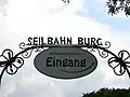 Eingangsschild