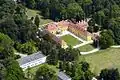 Aerial view of the Széchenyi Palace