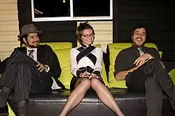 Photograph taken during the release of their first album in 2008.