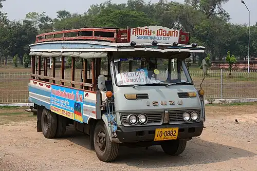 Isuzu Elf in Sukhothai province