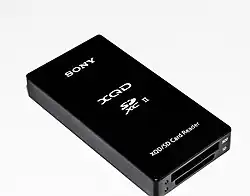 An XQD card reader from Sony