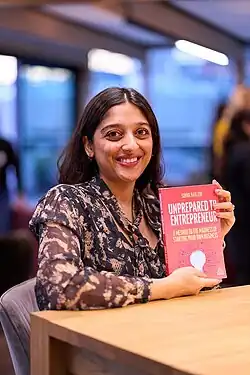 Sonya Barlow, ADHD Author, Presenter & Entrepreneur, with Unprepared To Entrepreneur Business Book
