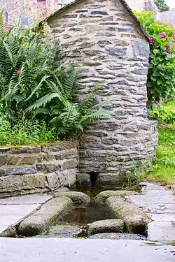 Spring and lavoir.