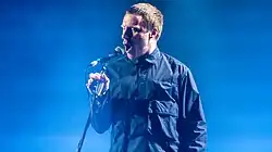 Williamson performing with Sleaford Mods at the Crystal Palace Bowl, 2021