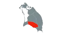Location of South Coast