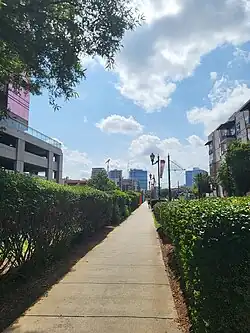 South End skyline in 2023 viewed from the Carson light rail station.