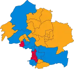 2003 results map