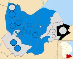 2011 results map