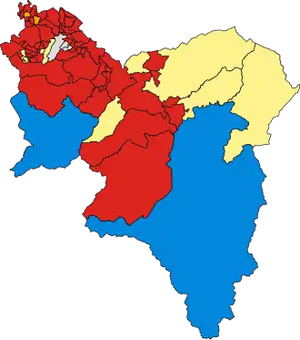 2003 results map