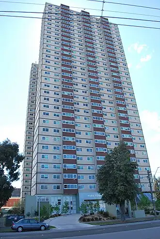 Park Towers, South Melbourne (1967–1968) Housing Commission of Victoria