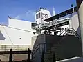 Walkway for pedestrian access to ferry