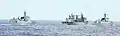 Hongho, Lanzhou and Hefei underway on 25 May 2016.