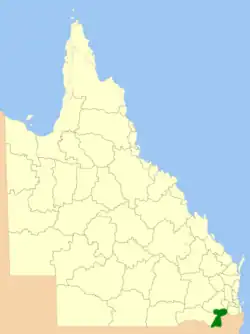 Location within Queensland