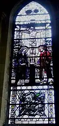 Left hand light of window in Southwell Minster