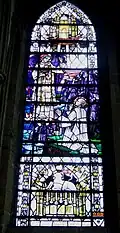 Right hand light of window in Southwell Minster