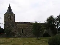 The church in Souvigné