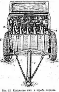 120&nbsp;mm mortar rounds carried in limber