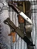 A 6KH3 bayonet and a 6KH4 bayonet