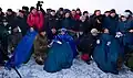 The extracted Soyuz crew