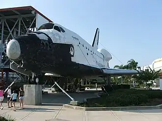 Shuttle mock-up Explorer at Kennedy Space Center