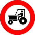 R-111 No agricultural motor vehicles