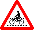 P-22a Cyclists crossing