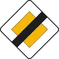 R-4End of priority road