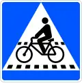 S-45 Cyclist crossing
