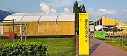 Open air café and interview tent "Spazio"