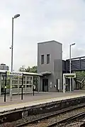 Special access to the new footbridge.