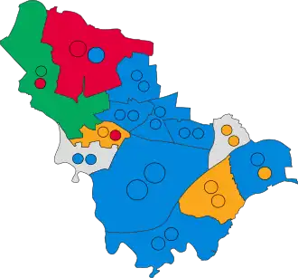 2019 results map