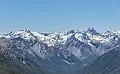 Gloriana Peak to right