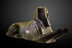 Sphinx of Pharaoh Apries, from the collection of Count Caylus, now in the Louvre Museum
