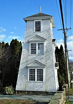The "Spite Tower" in Adamsville, a hamlet of Little Compton, is a water tower which is purported to have been built out of spite.[45]