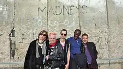 The band in 2013 (l-r): Luca Comencini, Spizz, Ben Lawson, Jeff Walker, Phil Ross