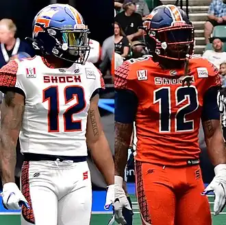 Spokane Shock uniforms