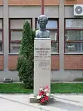 Bust of Paja Marganović in Deliblato