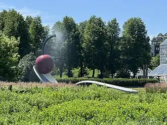Claes Oldenburg and Coosje van Bruggen, Spoonbridge and Cherry (1985–1988)