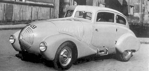 The 1931 WIKOV Supersport, Prostějov Moravia, was one of the first produced truly aerodynamically designed automobiles.