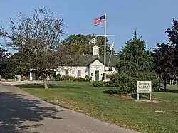 "Little Red Schoolhouse" built in 1847. Ashawagh hall, Springs, Long Island, c. 1847.