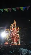 Sri Devi Ellamman with lightings